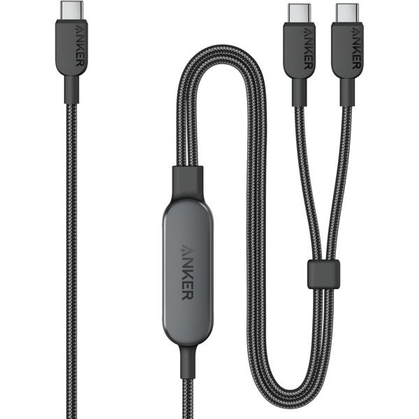 Anker 2-in-1 USB-C to USB-C Braided Cable 140W 4 ft