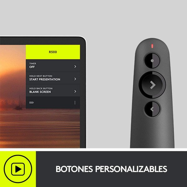 Logitech R500s Laser Pointer Presentation Remote