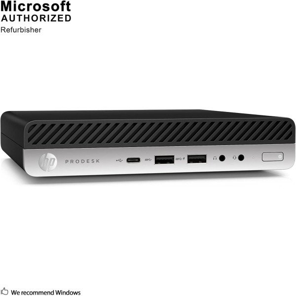 HP ProDesk 600 G3 Mini PC Desktop Intel Core i5-6500T 8GB RAM 256GB SSD - Refurbished