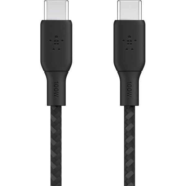 Belkin BoostCharge Braided USB-C to USB-C Cable 100W 2M