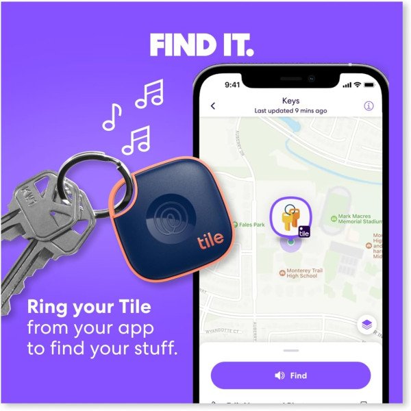 Tile by Life360 Mate Bluetooth Tracker - 1 Pack