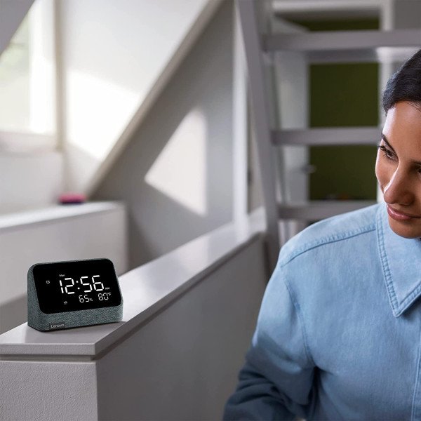 Lenovo Smart Clock Essential 4" Smart Display with Alexa 
