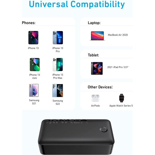 Anker 347 Power Bank (PowerCore 40K) 30W PD 