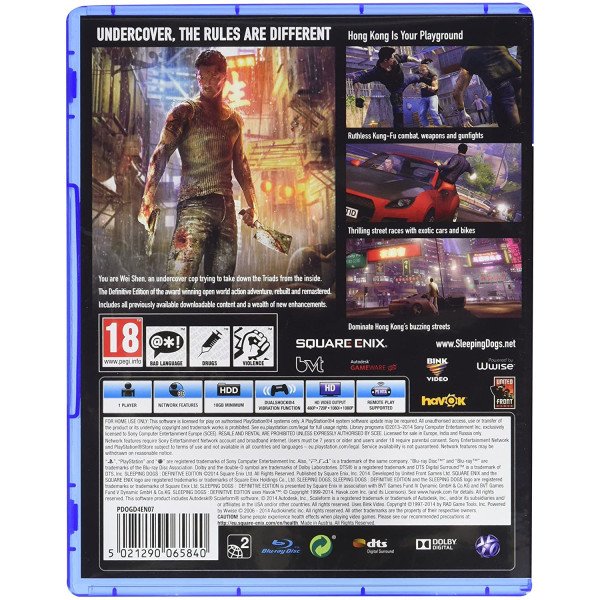 Sleeping Dogs Definitive Edition (PS4)