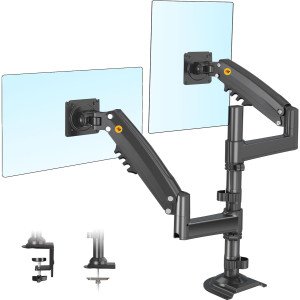 NB North Bayou Dual Monitor Desk Mount up to 27 inch