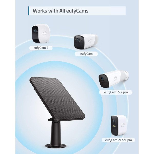 eufy Security Solar Panel for eufy Security Wireless Cameras - 2.6W