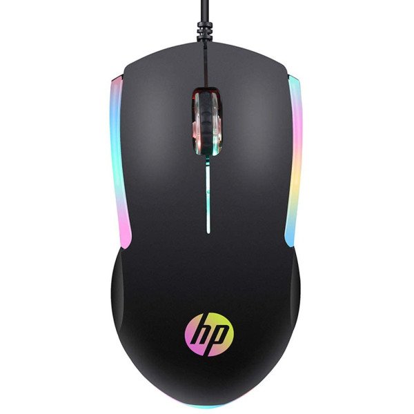 HP M160 Optical Wired Mouse - Black