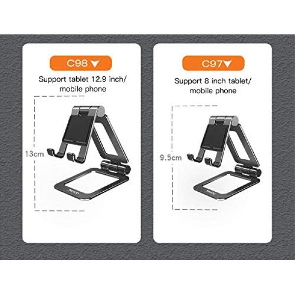 YESIDO C98 Mobile Phone & Tablet 12.9 Inch Holder 