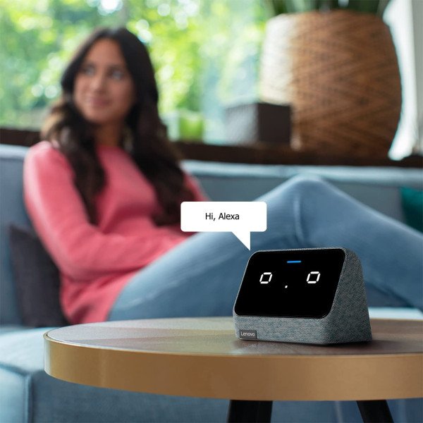 Lenovo Smart Clock Essential 4" Smart Display with Alexa 