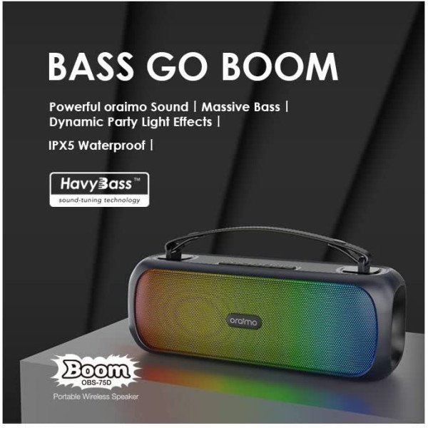 Oraimo Boom OBS-75D Portable Wireless Speaker