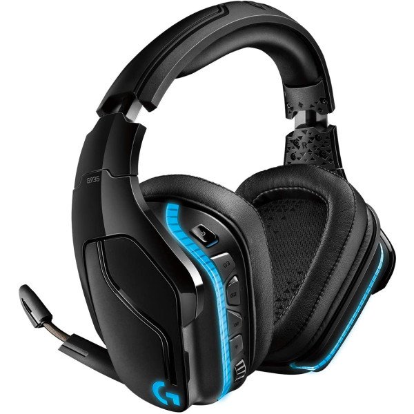 Logitech G935 Wireless DTS:X 7.1 Surround Sound LIGHTSYNC RGB PC Gaming Headset 