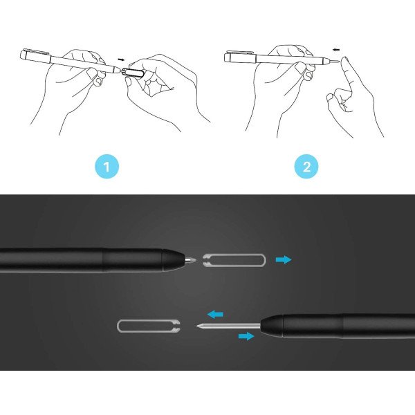 Huion Scribo PW310 Stylus Pen Battery-Free