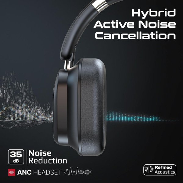 Promate Vutune Hybrid ANC Wireless Headphones