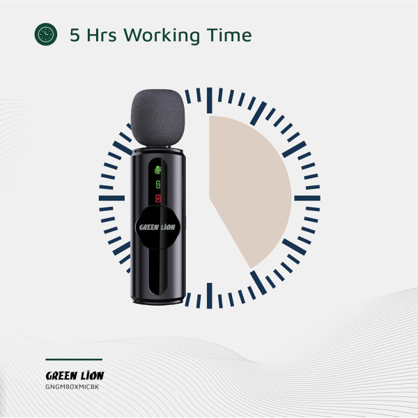 Green Lion GM-80X 3-In-1 Dual Wireless Microphone 