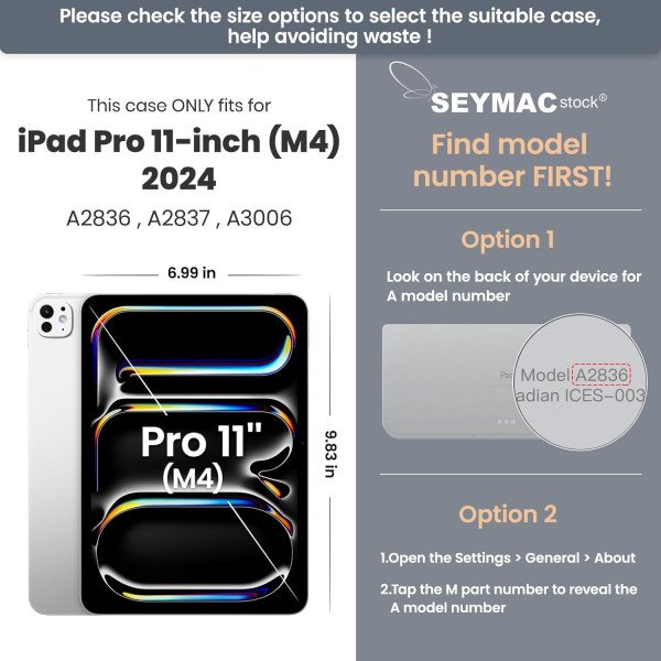 iPad Pro 11 inch M4 Shockproof Protective Case