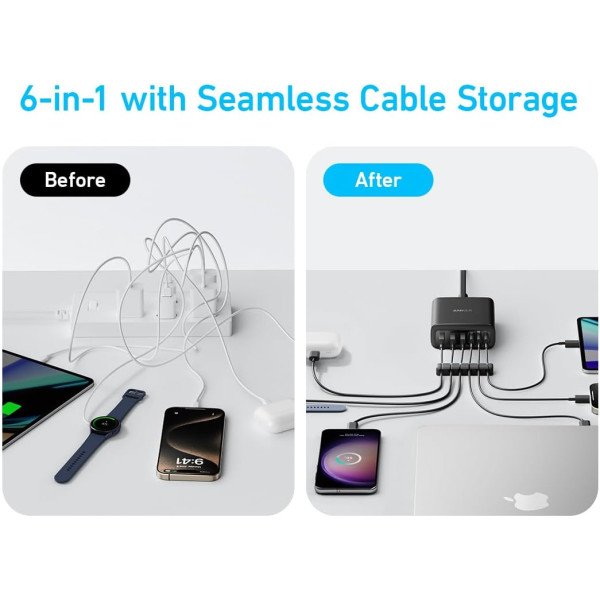 Anker Charger 112W 6 Ports Multi-Device Charger