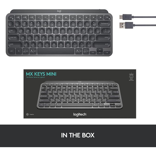 Logitech MX Keys Mini Minimalist Wireless Illuminated Keyboard