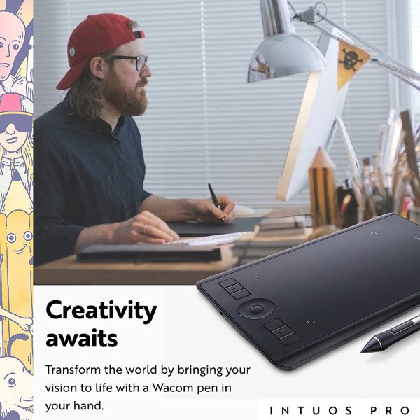 Wacom Intuos Pro -Small Graphic Drawing Tablet (PTH460K0A )