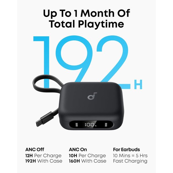 Anker Soundcore P41i Wireless Earbuds with Portable Phone Charger 