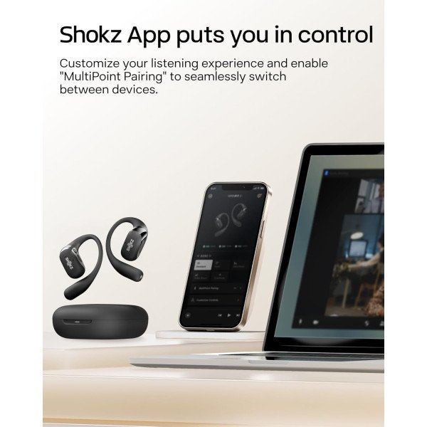 SHOKZ OpenFit 2 Open-Ear Headphones