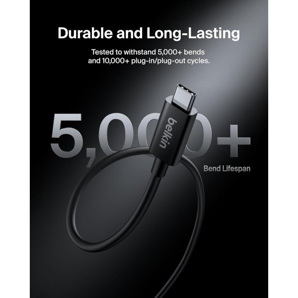 Belkin Connect Thunderbolt 5 Cable 240W 1M
