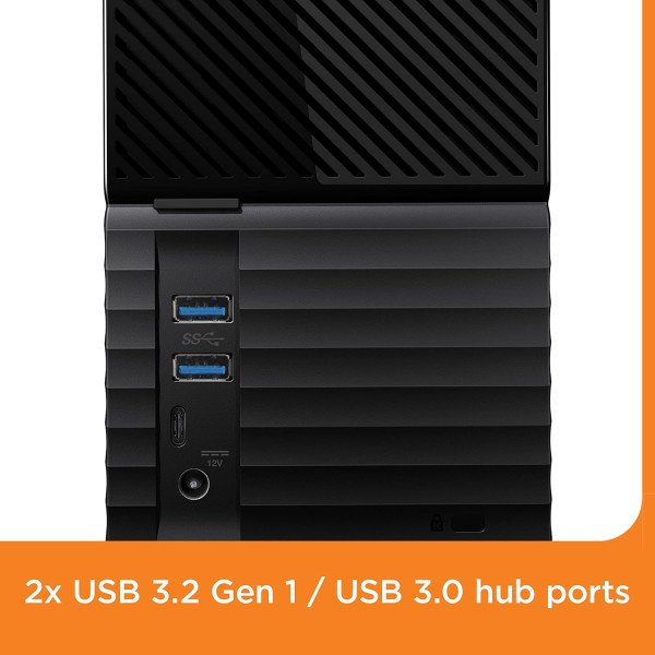 WD My Book Duo 16TB External Desktop RAID Hard Drive