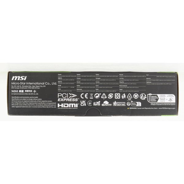 MSI GeForce RTX 4060 VENTUS 2X BLACK 8GB Graphics Card