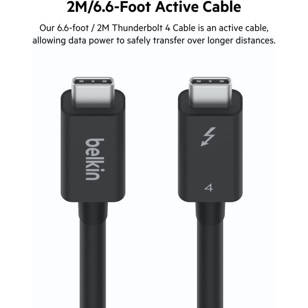 Belkin CONNECT Thunderbolt 4 Cable 2M Active