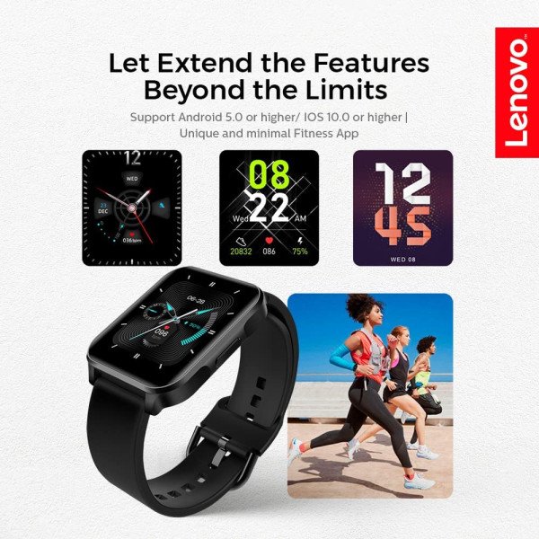Lenovo Smartwatch S2 Pro - Black