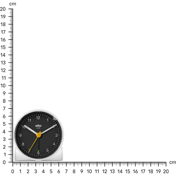 Braun BC01 Classic Analogue Alarm Clock 