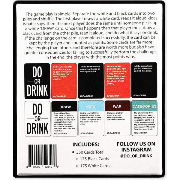 Do or Drink - Party Card Game - for Adults