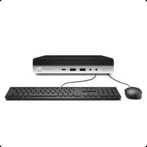 HP ProDesk 600 G3 Mini PC Desktop Intel Core i5-6500T 8GB RAM 256GB SSD - Refurbished