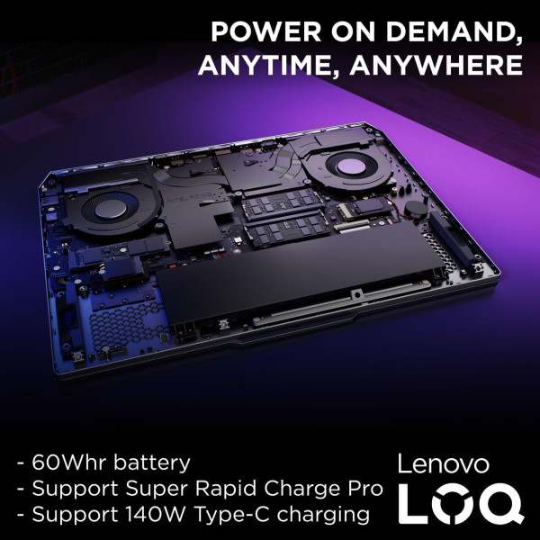 Lenovo LOQ 15IRX9 Gaming Laptop 15.6" Intel Core i7-13650HX 24GB RAM 512GB SSD Nvidia RTX 3050