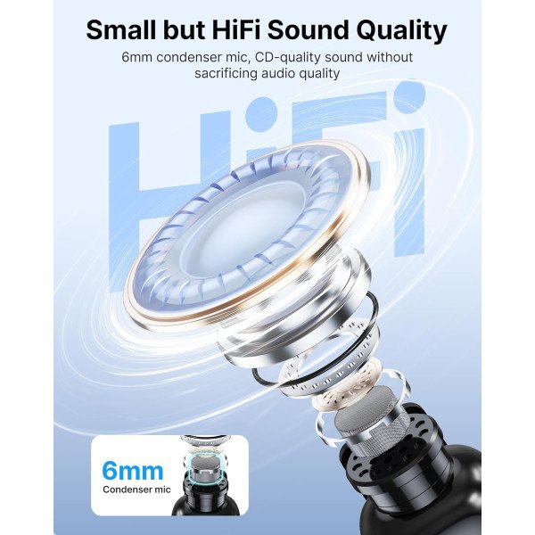 BOYA mini Tiny Wireless Microphone USB-C Plug