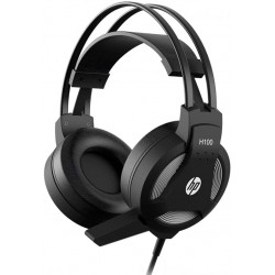 HP H100 Over-Ear Gaming Headset with Mic (Black) 