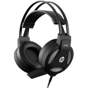 HP H100 Over-Ear Gaming Headset with Mic (Black) 