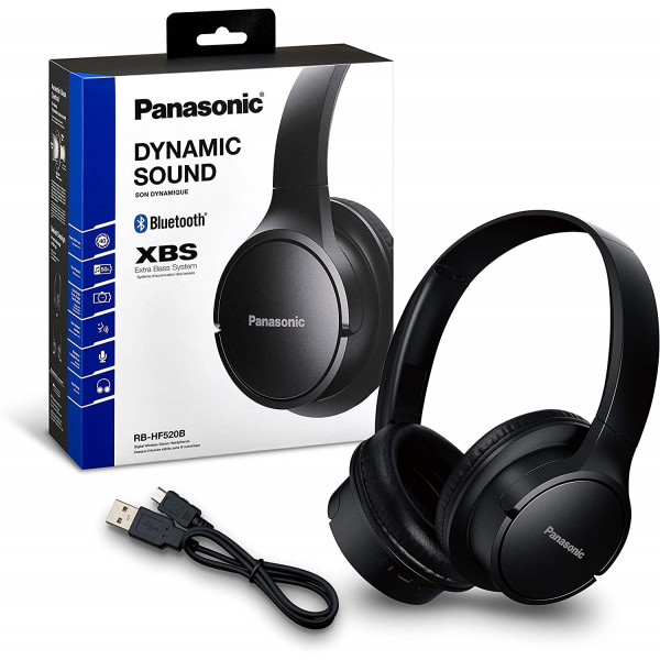 Panasonic RB-HF520BE-K Bluetooth Over-Ear Headphones