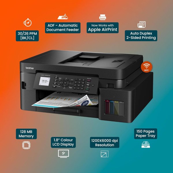 Brother MFC-T930DW A4 Multifunction Inkjet Printer