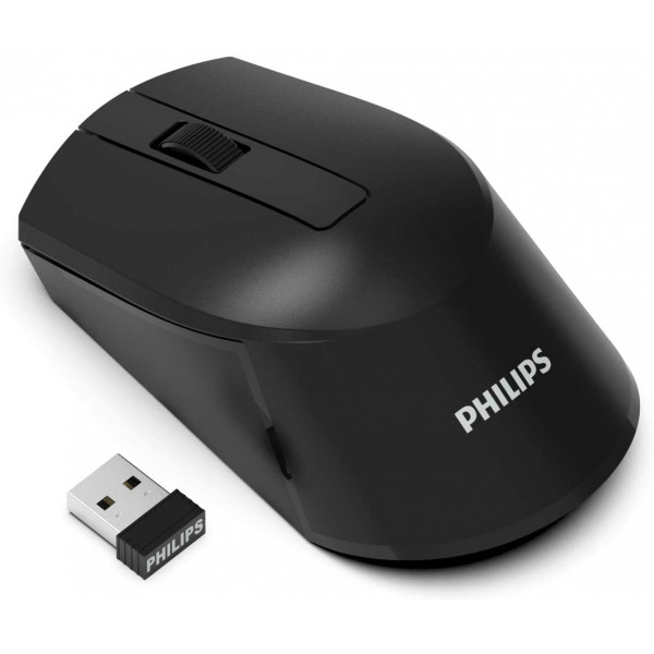 PHILIPS M374 Wireless Optical Mouse - Black