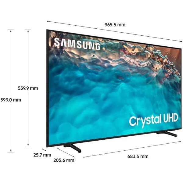 Samsung BU8000 43 inch Crystal UHD 4K Smart TV 