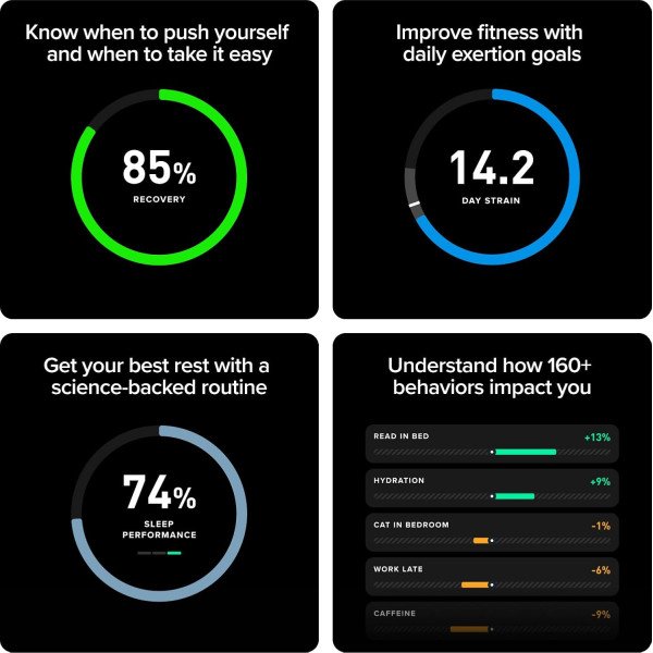 WHOOP Peak 5.0 Health and Fitness Tracker