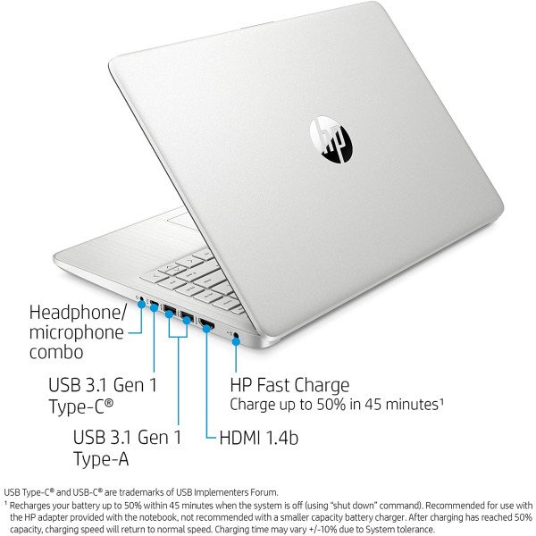 HP 14S Laptop, Intel Core i5-1035G1, 8GB, 256GB SSD Windows 11
