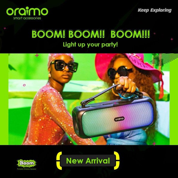 Oraimo Boom OBS-75D Portable Wireless Speaker