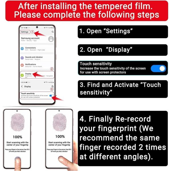 T Tersely Screen + Camera Lens Protector for Samsung Galaxy S25 Ultra - 3 Pack