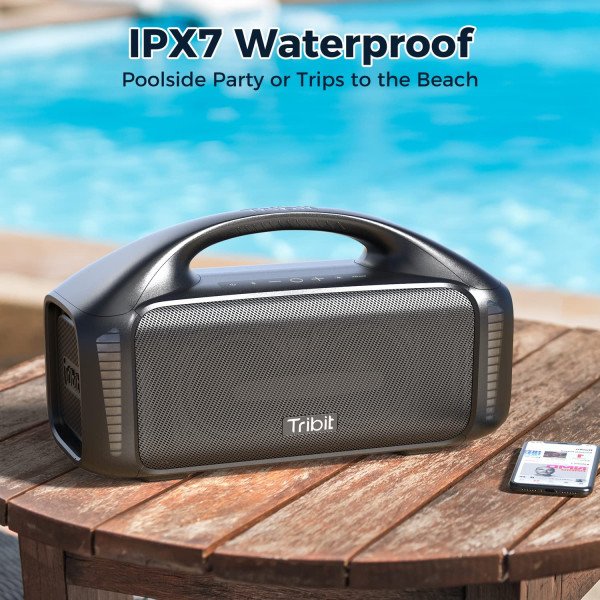 Tribit StormBox Blast Portable Bluetooth Party Speaker (90W) - Black