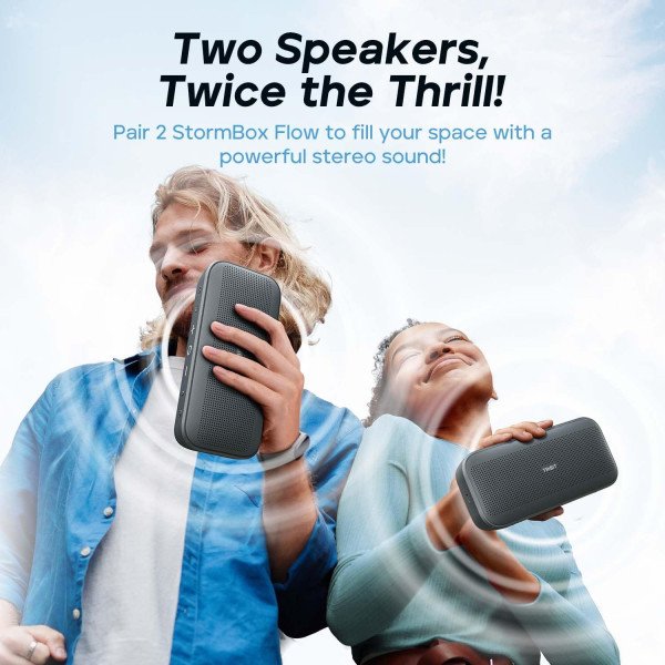 Tribit StormBox Flow Portable Bluetooth Speaker 25W