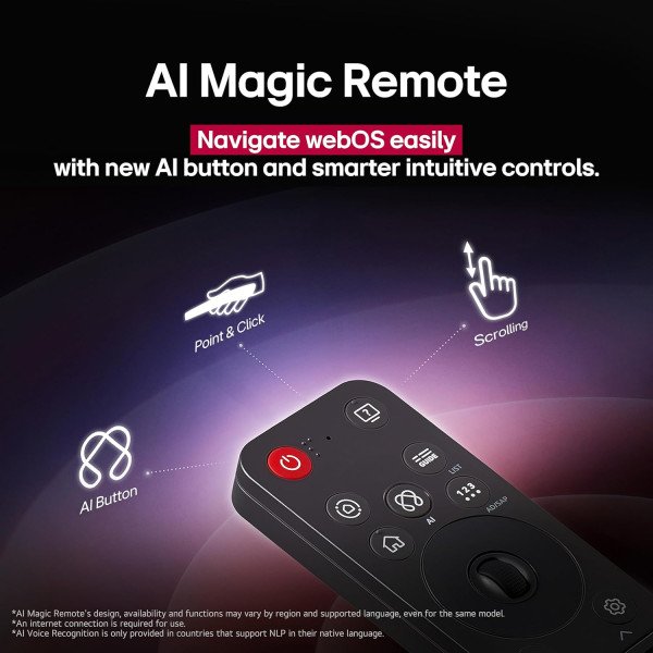 LG OLED evo AI C5 65 inch 4K HDR Smart TV
