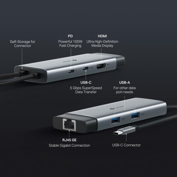 TP-Link UH6120C  6-in-1 USB-C Hub PD100W