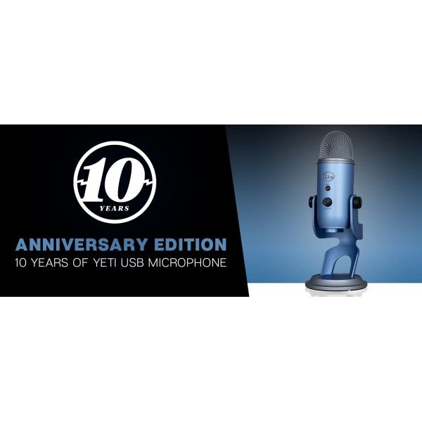Blue Yeti Premium Multi-pattern Usb Microphone 10th Anniversary Edition
