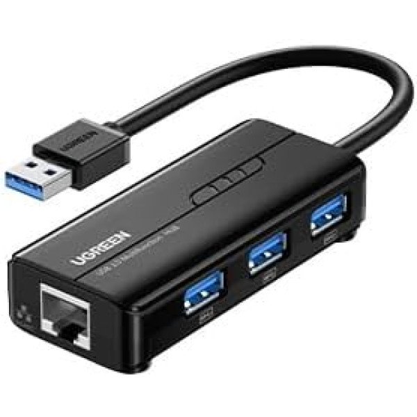 UGREEN USB 3.0 Hub Ethernet Adapter with 3 Port USB 3.0